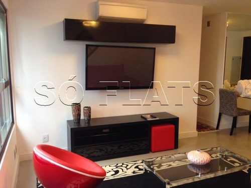 Imagem 2 de 15 de Flat Para Locação No Brooklin 2 Dorms 70m² Próximo Aos Grandes Escritórios E Comércio Da Região. - Sf23638