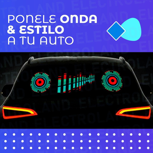 Imagen 7 de 10 de Luces Ritmicas Para Auto Auto Adhesivas Led Luneta Rgb 90cm