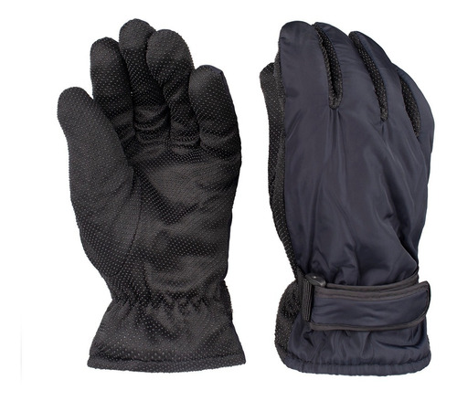 Guantes Ski Liviano Antideslizante Con Ajuste  Liso Hombre