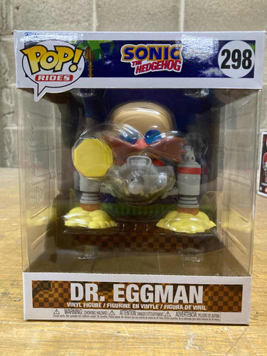 Dr. Egg Man Deluxe 298 Sonic The Hedgehog Funko Pop Rides