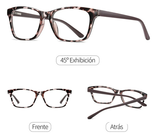 Lentes Fotocromáticos Computadora Mujer Luz Azul Uv400 Moda Color Leopardo