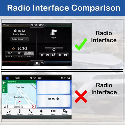 Panel De Pantalla Lcd Sync 2 Radio De 8 Pulgadas, Solo Repue