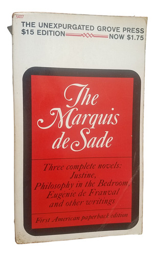 Complete Justine And Other Works Marquis De Sade En Ingles