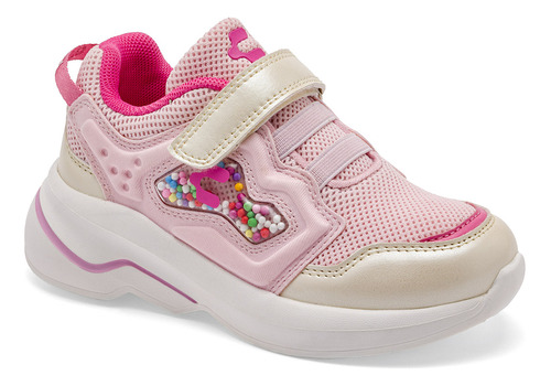 Tenis Niña Charly 1098578003 Rosa Bg Nacarado 18-21 120-389