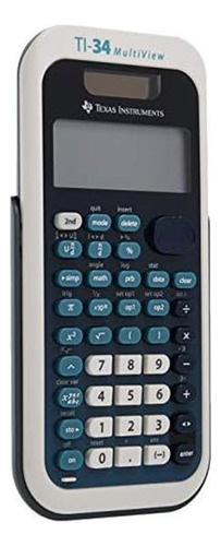 Calculadora Científica Ti-34 Multivista De 16 Dígitos Azul