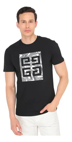 Playera Casual Cuello Redondo Logo Givenchy Para Hombre Cuotas