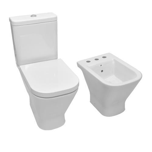 Inodoro Con Mochila Bidet Roca Gap Tapa Amortiguada Eg