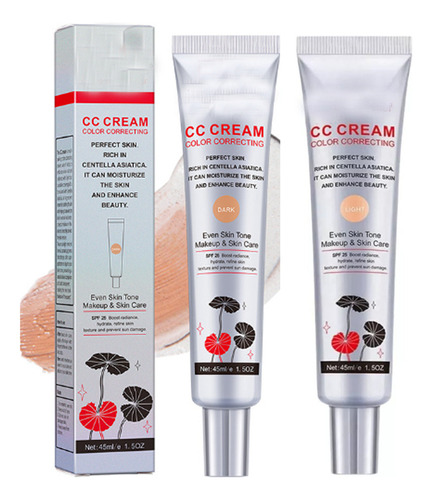 2crema Cc Que Cambia De Color Coreana,2 En 1 Para El Cuidado