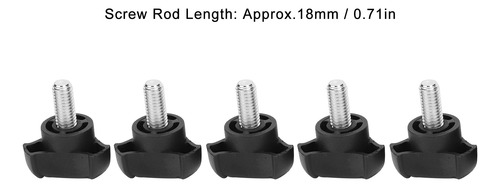 Tornillo Manual, 5 Piezas, Mango De Arco Triangular, Cabeza