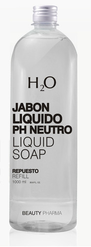 Jabon Liquido H2o Ph Neutro 1000 Ml.