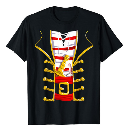 Camisa De Disfraz De Pirata Camiseta De Pirata Bucanero