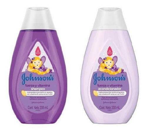 Shampoo Y Aco Johnson & Johnson Fuerza Y Vitamina 200ml