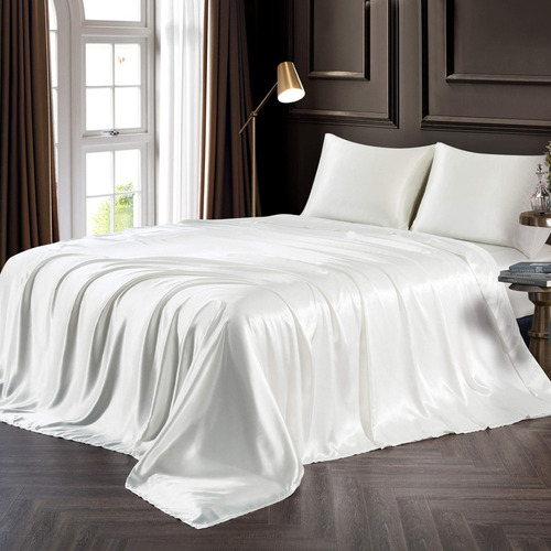 Mm Para . Conjunto De Cama Doble Matrimonial 1800 En Satén 4