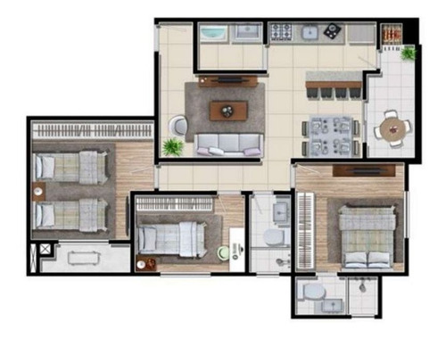 Imagem 5 de 15 de Apartamento - Vila Operaria - Ref: 585 - V-400