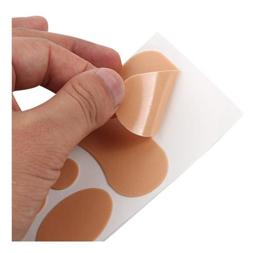 Almohadilla Parche Adhesiva Protectora Talon Y Pie Color Piel