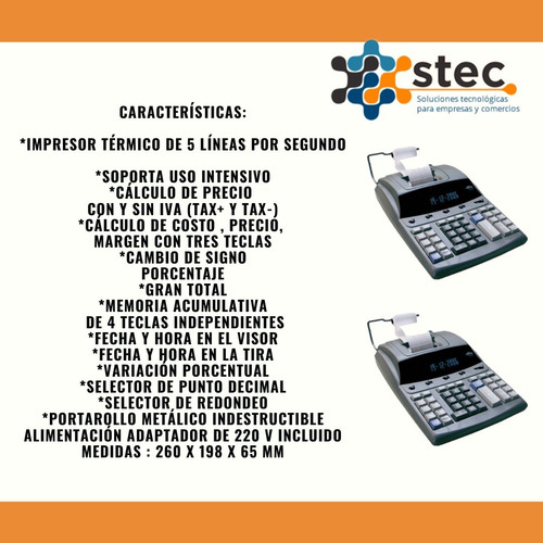 Imagen 3 de 7 de Calculadora Cifra Pr255 Impresora Cifra Pr-255 Tribunales