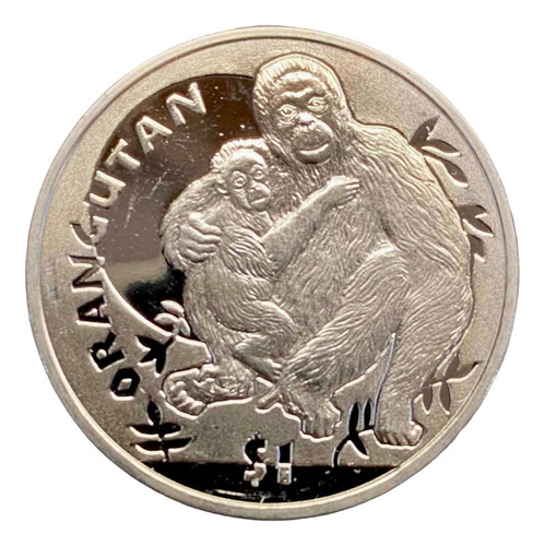 Sierra Leona - 1 Dólar - Año 2010 - Orangután - Km #367