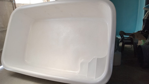 Pileta Reforzada Para Terraza 3x2x75 Blanca Oportunidad Blanco