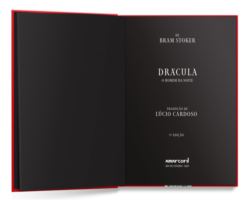 Drácula: O Homem Da Noite, De Bram Stoker. Editora Amarcord, Capa Dura, Edição 1 Em Português, 2024