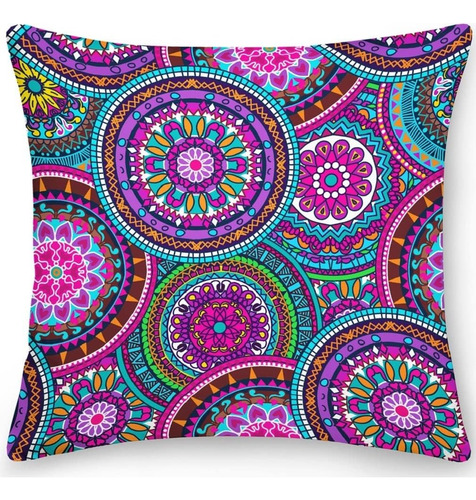Fundas De Almohada Psicodélicas Hippie Con Patrones De Manda