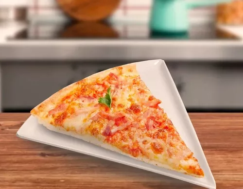 Plato Para Pizza Triangular De Melamina X2 Unidades