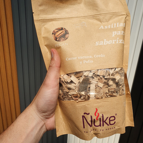 Combo Ñuke: Pastillas Encendido + Astillas Ahumadoras Asado