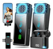 Comprar Paquete De 2 Micrófonos Inalámbricos Lavalier Para iPhone Ip