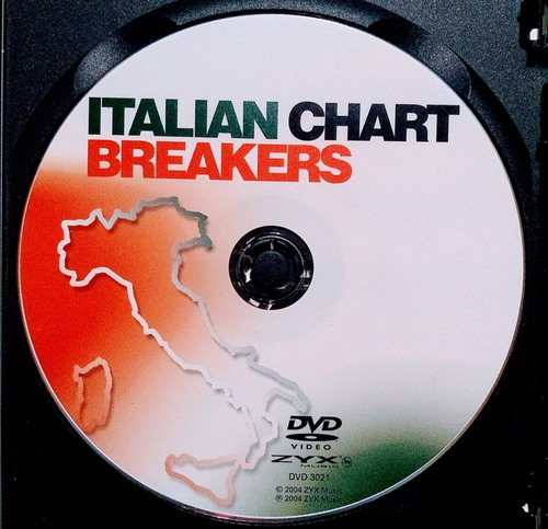 Italian Chart Breakers Dvd Compilado Música Electrónica (Usado)