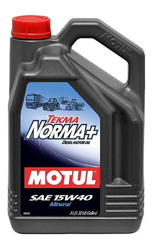 Aceite Para Camión Motul 15w40 Tekma Norma 5 Lts