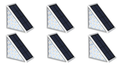 Luces Solares Led Para Escaleras Exteriores, Impermeables, C