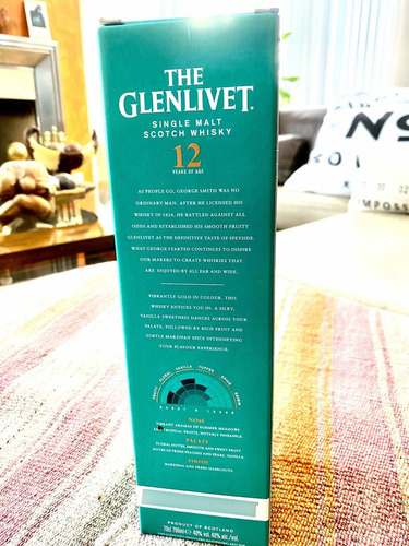 Whisky The Glenlivet 12 Years Of Age Single Matt Scotch