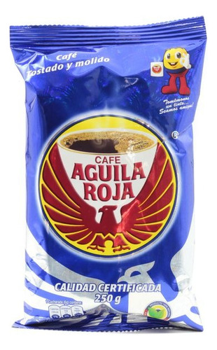 Café Aguila Roja Tostado Y Molido Importado Colombia X250gr