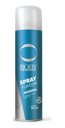 Spray De Fijacion Rocio Modelador Para Peinados Roby 392 Ml