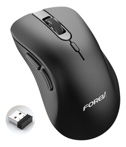 Mouse Sem Fio Com Botão Lateral Vertical