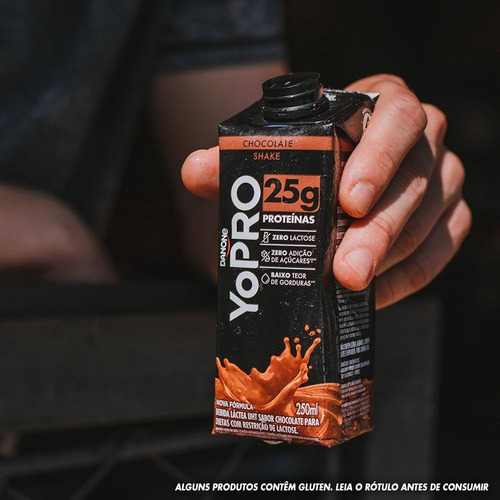Atacado C/10 Yopro Bebida Láctea Uht Chocolate 250ml