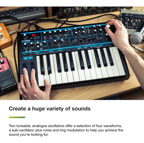 Novation Bass Station Ii Analog Monosynth: Incluye 64 Parche