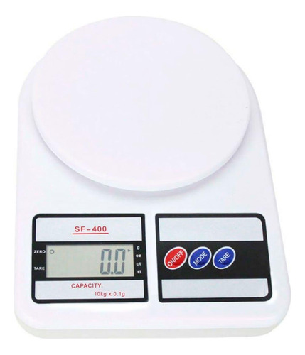 Balança Branca Digital Precisão Para Cozinha Dieta 10kg