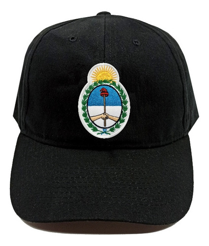 Gorra Escudo Nacional Argentino La Patria Gabardina Bordada