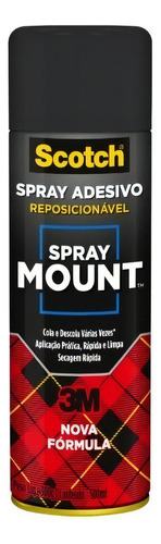 Spray Mount Cola Adesivo 3m 500ml Reposicionavel 300g