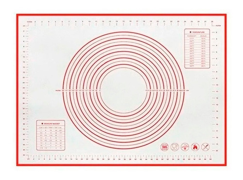 Mantel Individual De Silicona Para Repostería Ideal Cocinas