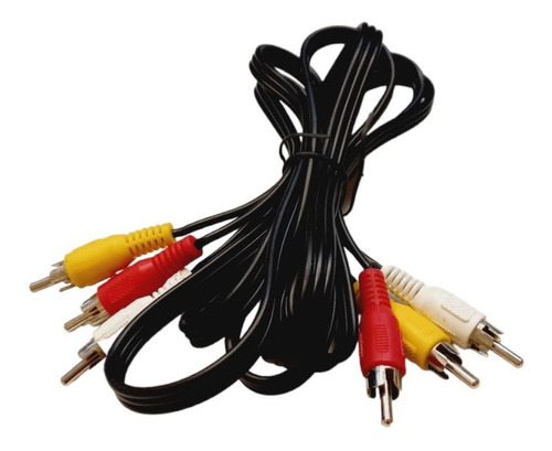 Cable Armado 3plug Rca A 3 Plug Rca 1,80 Mts