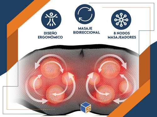 Masajeador Corporal Spa Shiatsu Pies Cervical Espalda
