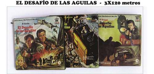 Pelicula Super 8 El Desafio De Las Aguilas 3x120 Metros (Usado)