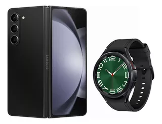 Galaxy Z Fold5 512gb Preto + Galaxy Watch6 Classic Lte 47mm