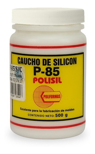 Caucho De Silicon P-85 Moldes Resinas 500 Gr