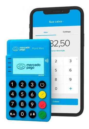 Imagem 1 de 2 de Maquininha Cartão Crédito/débito Mercadopago 3 Anos Garantia