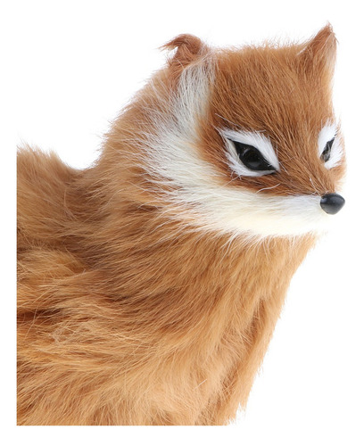 03 Juguete De Animales Realista Modelo De Peluche Zorro En