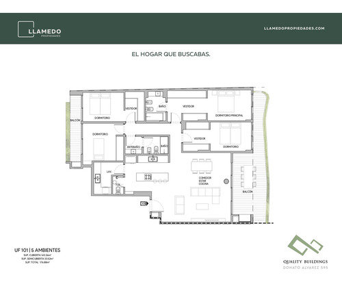 Departamento De 5 Ambientes En Venta, Caballito | Quality Buildings Donato Alvarez