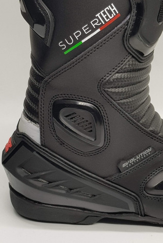 Imagem 9 de 10 de Bota Motociclista Texx Super Tech V2 Couro Esportiva