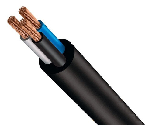Cabo Pp 3x6mm Flexivel Com 60 Metros
